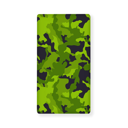 Lime Green Camouflage Print Baby Crib Sheet