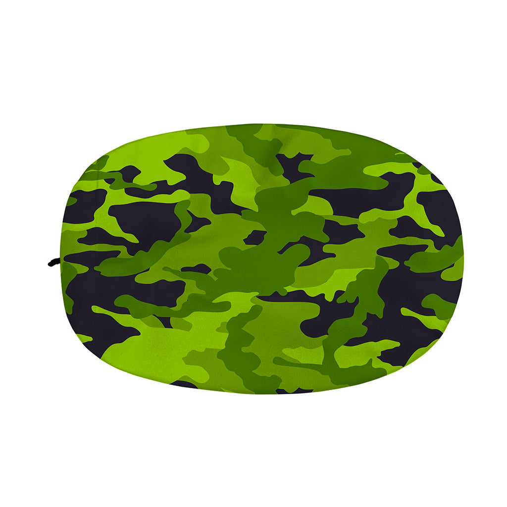 Lime Green Camouflage Print Car Side Mirror Covers
