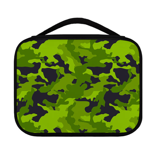 Lime Green Camouflage Print Classic Bible Case