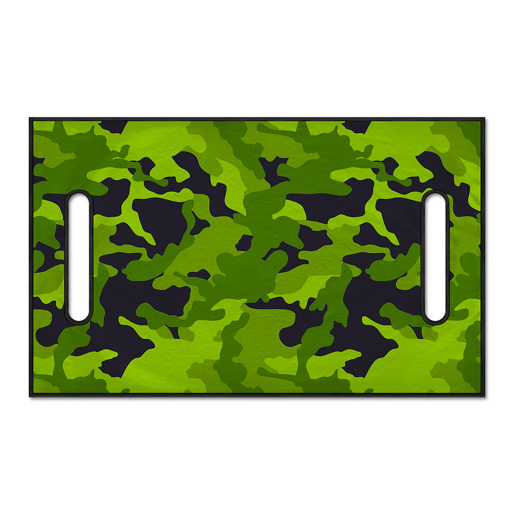 Lime Green Camouflage Print Golf Cart Seat Cover