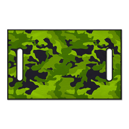 Lime Green Camouflage Print Golf Cart Seat Cover