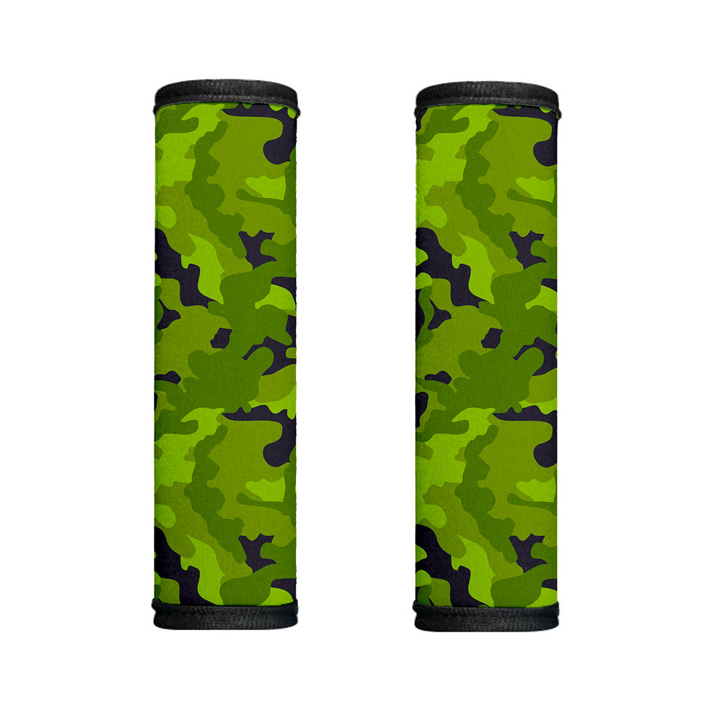 Lime Green Camouflage Print Handle Covers