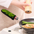 Lime Green Camouflage Print Skillet Handle Cover