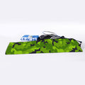 Lime Green Camouflage Print Sports Towel