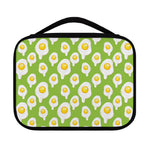 Lime Green Fried Eggs Pattern Print Classic Bible Case