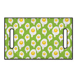 Lime Green Fried Eggs Pattern Print Golf Cart Seat Cover