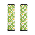 Lime Green Fried Eggs Pattern Print Handle Covers