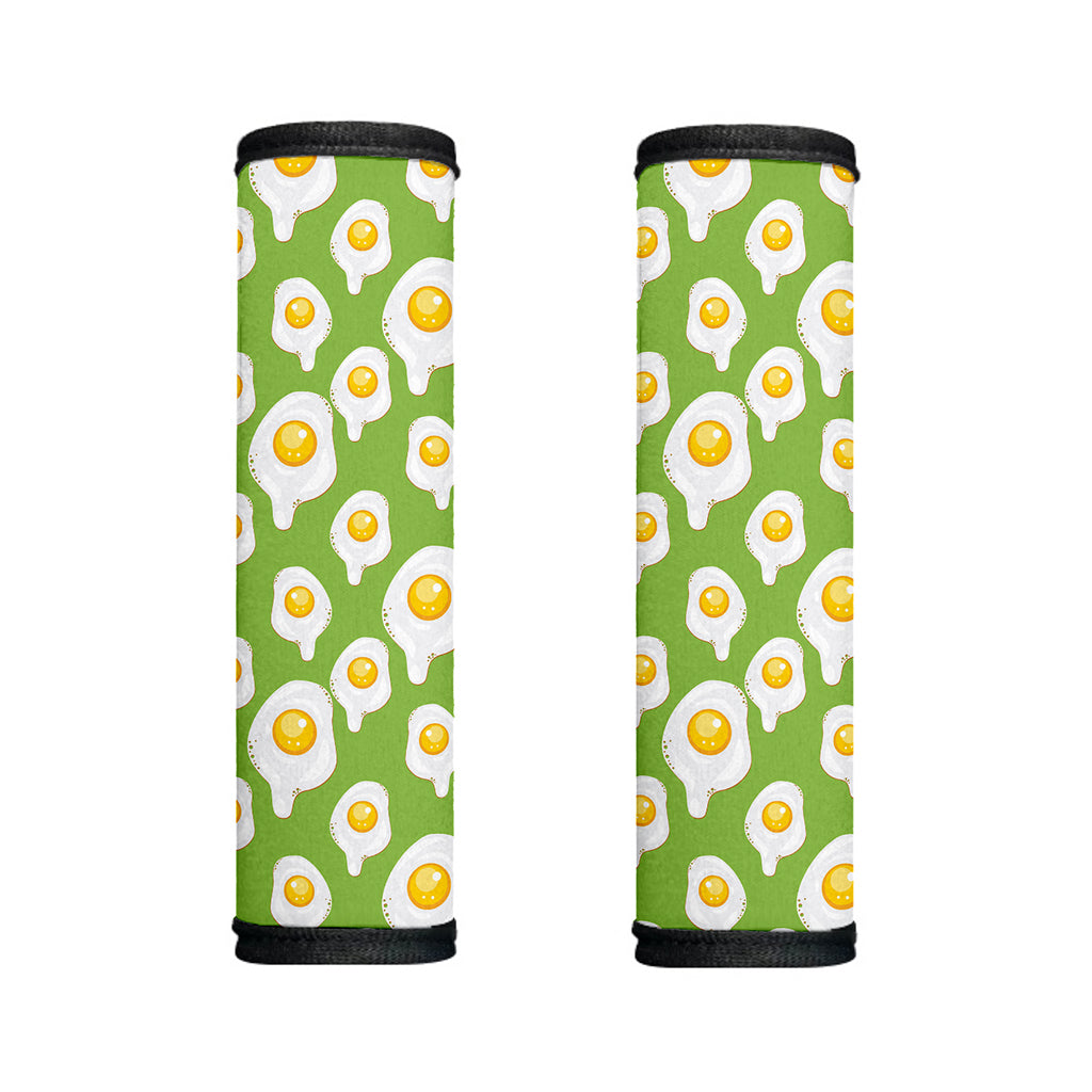 Lime Green Fried Eggs Pattern Print Handle Covers