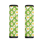 Lime Green Fried Eggs Pattern Print Handle Covers