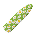 Lime Green Fried Eggs Pattern Print Ironing Board Cover