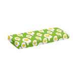 Lime Green Fried Eggs Pattern Print Piano Keyboard Cover