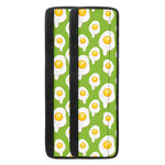 Lime Green Fried Eggs Pattern Print Refrigerator Handle Covers