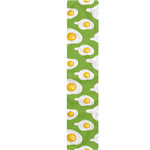 Lime Green Fried Eggs Pattern Print Table Runner
