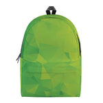 Lime Green Polygonal Geometric Print Backpack