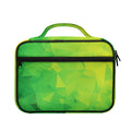 Lime Green Polygonal Geometric Print Briefcase Bible Bag