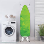 Lime Green Polygonal Geometric Print Ironing Board Cover
