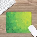 Lime Green Polygonal Geometric Print Mouse Pad