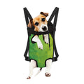 Lime Green Polygonal Geometric Print Pet Carrier Backpack