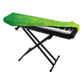 Lime Green Polygonal Geometric Print Piano Keyboard Cover