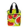 Lime Green Watermelon Pattern Print Bible Tote Bag