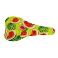 Lime Green Watermelon Pattern Print Bicycle Seat Cover