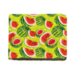 Lime Green Watermelon Pattern Print Bifold Wallet