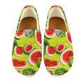 Lime Green Watermelon Pattern Print Casual Shoes