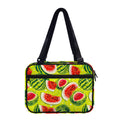 Lime Green Watermelon Pattern Print Double Strap Bible Bag