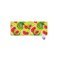 Lime Green Watermelon Pattern Print Extended Mouse Pad