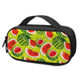 Lime Green Watermelon Pattern Print Portable Cooler Travel Case