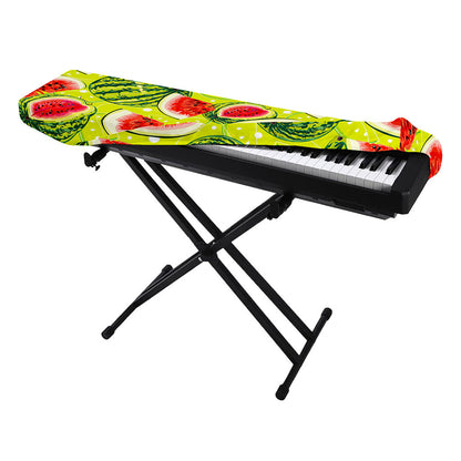 Lime Green Watermelon Pattern Print Piano Keyboard Cover