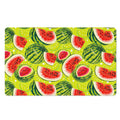 Lime Green Watermelon Pattern Print Polyester Doormat