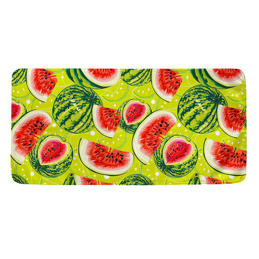 Lime Green Watermelon Pattern Print Towel