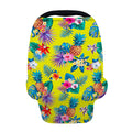 Lime Hawaiian Pineapple Pattern Print Baby Seat Cover