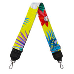 Lime Hawaiian Pineapple Pattern Print Bag Strap