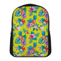 Lime Hawaiian Pineapple Pattern Print Casual Backpack