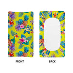 Lime Hawaiian Pineapple Pattern Print Changing Pad Cover