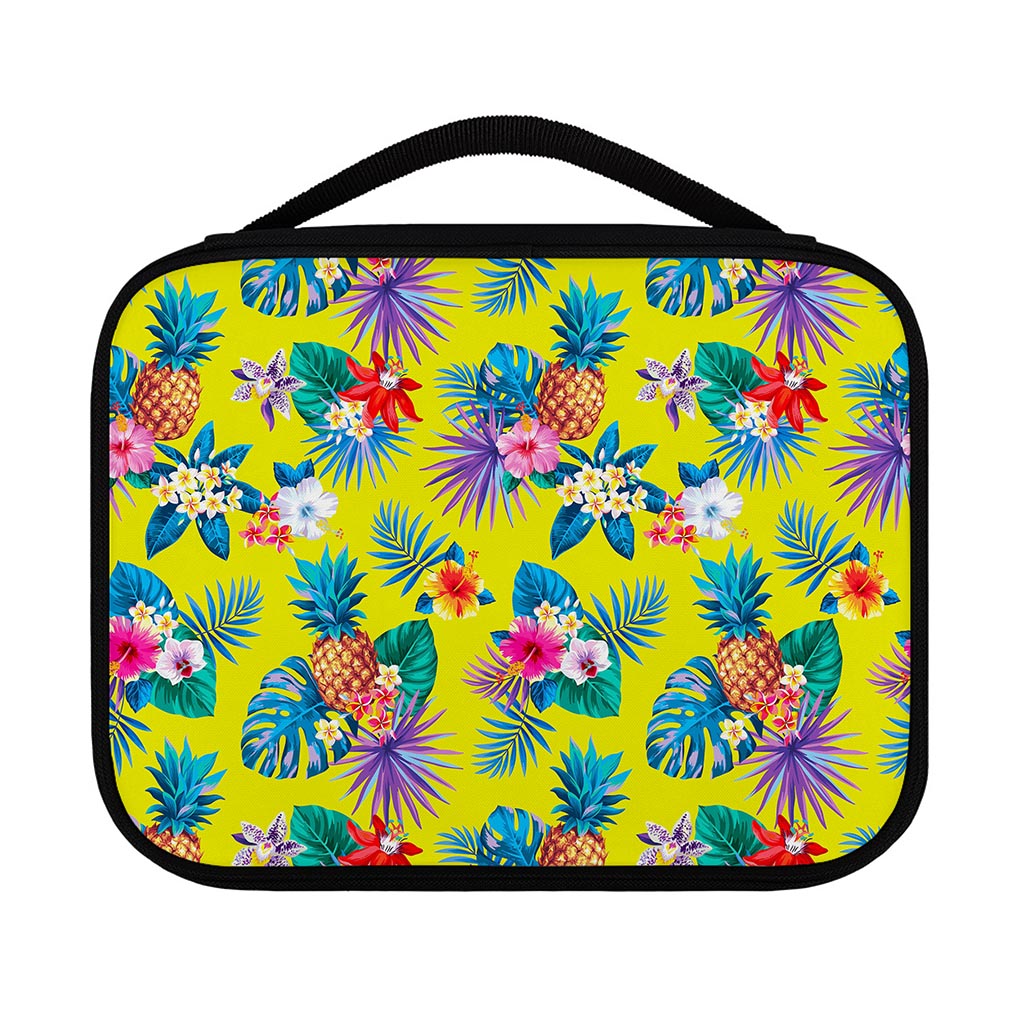 Lime Hawaiian Pineapple Pattern Print Classic Bible Case