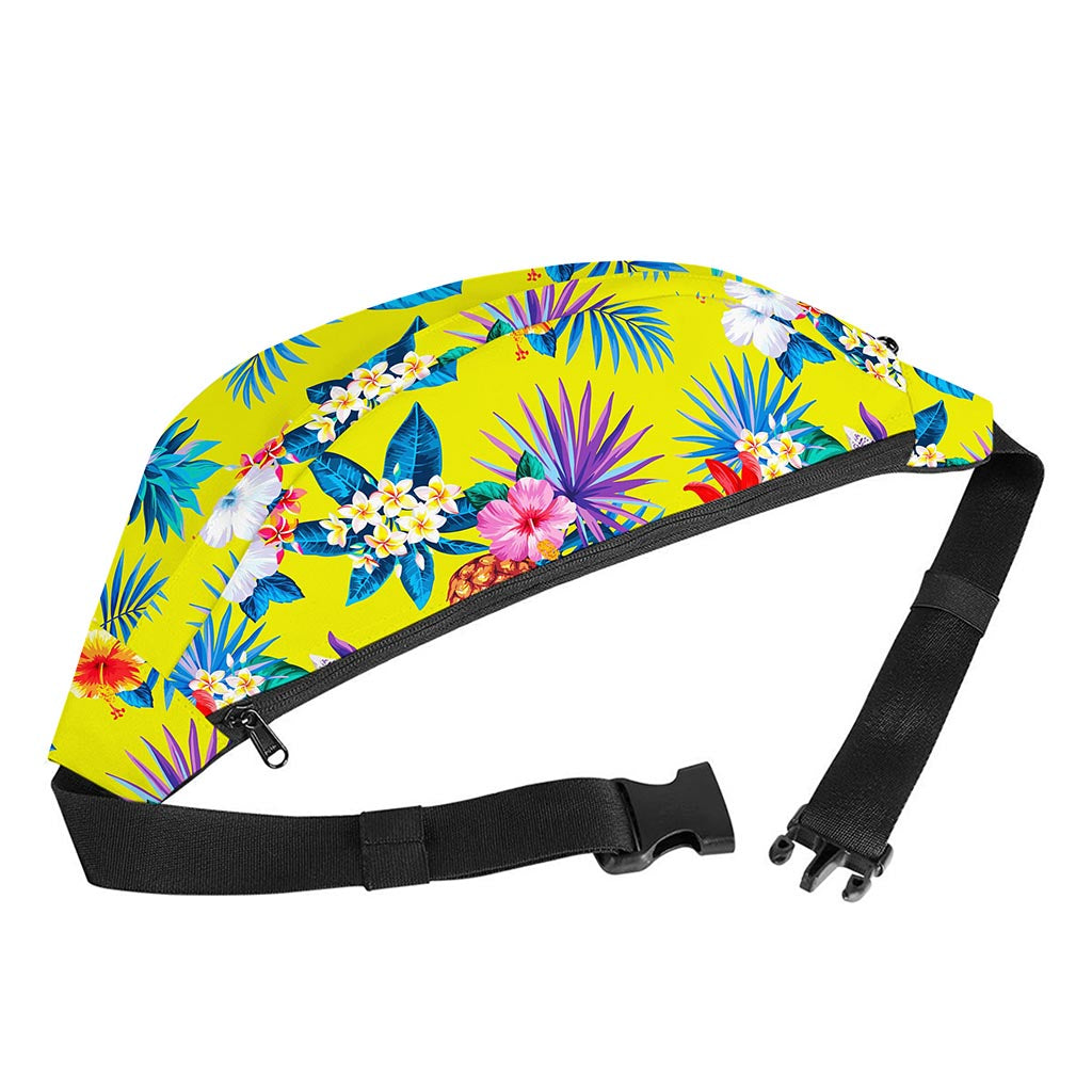 Lime Hawaiian Pineapple Pattern Print Fanny Pack