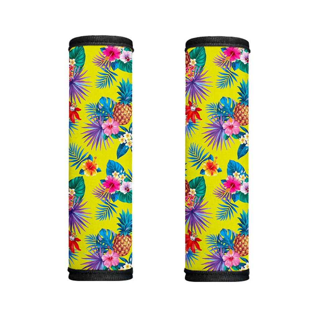 Lime Hawaiian Pineapple Pattern Print Handle Covers