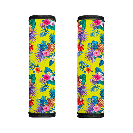 Lime Hawaiian Pineapple Pattern Print Handle Covers