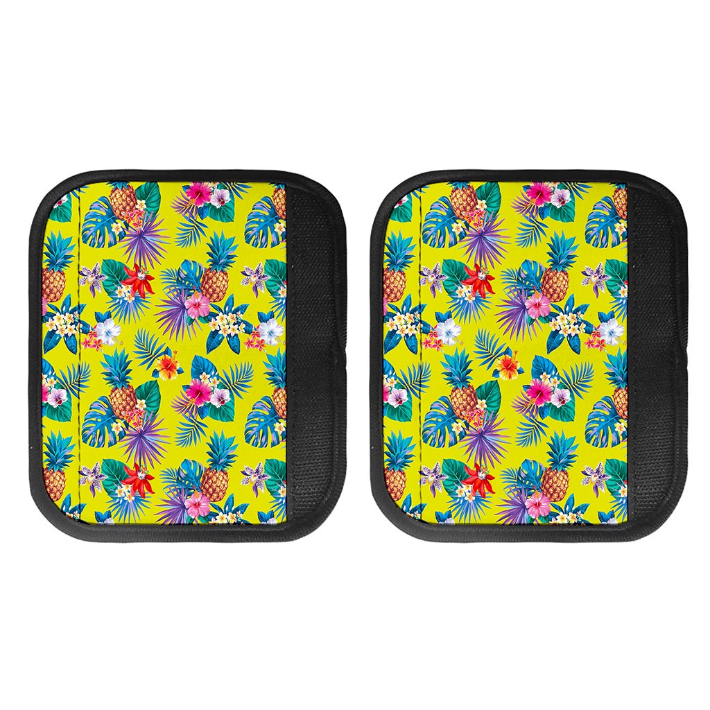 Lime Hawaiian Pineapple Pattern Print Handle Covers