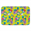 Lime Hawaiian Pineapple Pattern Print Indoor Door Mat