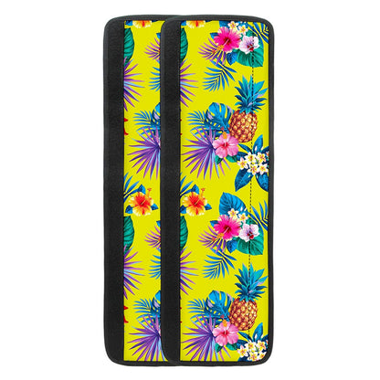 Lime Hawaiian Pineapple Pattern Print Refrigerator Handle Covers