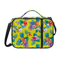 Lime Hawaiian Pineapple Pattern Print Shoulder Strap Bible Bag