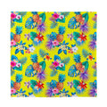 Lime Hawaiian Pineapple Pattern Print Silk Bandana