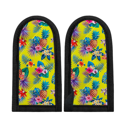 Lime Hawaiian Pineapple Pattern Print Skillet Handle Cover