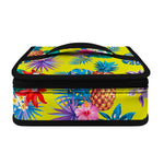 Lime Hawaiian Pineapple Pattern Print Small Lunch Bag