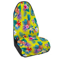 Lime Hawaiian Pineapple Pattern Print Waterproof Car Seat Cover