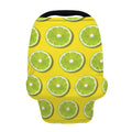 Lime Slices Pattern Print Baby Seat Cover